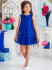 Платье праздничное "Лейла" ПЛ-1828 синее
