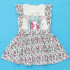 Платье "Новая Алиса" ДПК957001н сливки+цветы розовый/Кролик в лесу