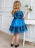 Платье праздничное "Бьюти" ПЛ-1612 синее