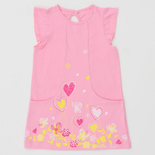 Платье Л465 розовое