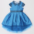 Платье праздничное "Элизабет" ПЛ-1614 синее