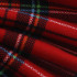 Джемпер "Шотландские песики" ЮДД750067н светло-серый+клетка красный+зеленый/Песики в клетку