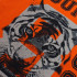 Джемпер "Уссурийский тигр" ПДК390804 оранжевый+темно-синий Тигр с цифрой