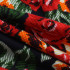 Платье "Осенний блюз" ДПД854067н вышитые розы+красный