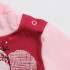 Платье "Платья для малышек" ДПД183067 темная брусника+розовый