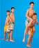 BSH070902 Filmstar - 2 ментол Шорты пляжные для мальчиков